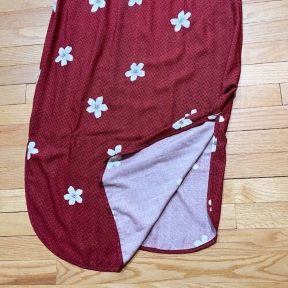 Vintage Island Moments Iolani Sportwear Tiki Hawaiian Dress Size Large L Maxi - Picture 4 of 15